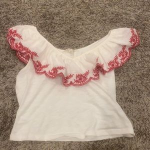 Cute tank with ruffles